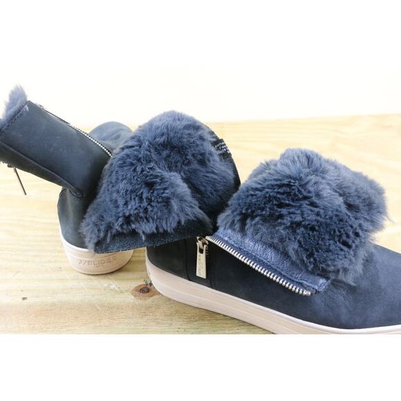 Amazon.com | J/Slides Tristan Brown Suede 7.5 M | Slides J Slides Boots 9M Blue Suede Faux Fur Lined Tristan Platform Shoes Sneakers